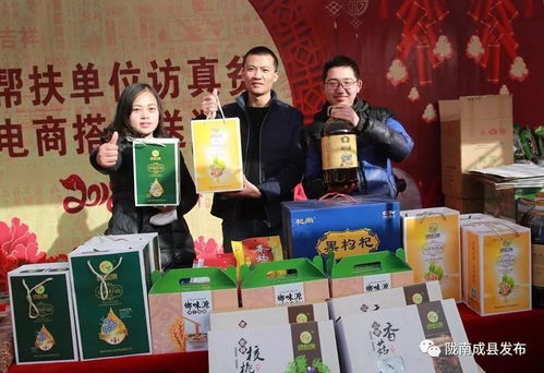第二届成县电商年货节暨'我为家乡农产品代言'活动盛大开幕