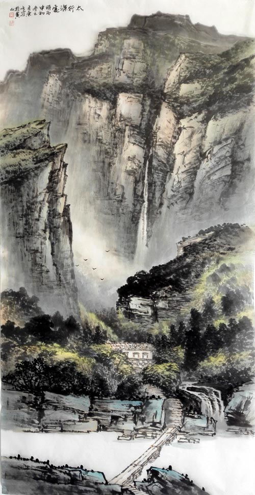 心灵的故乡——刘东方先生山水画精品赏析